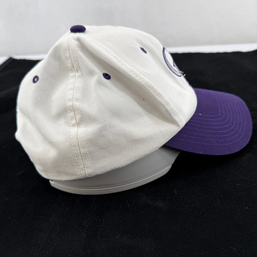 Colorado Rockies Hat Unisex OSFM White Purple Snapback MLB Logo Twins Enterprise - Picture 2 of 6